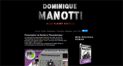 Desktop Screenshot of dominiquemanotti.com